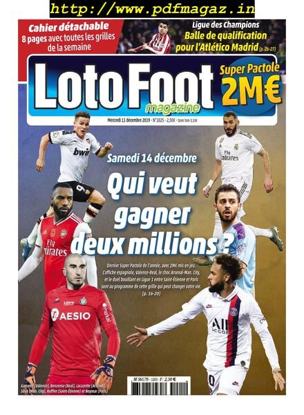Loto Foot – 11 decembre 2019 Cover