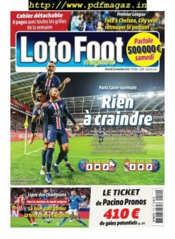Loto Foot – 19 novembre 2019