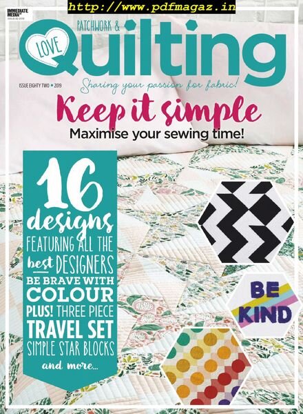 Love Patchwork & Quilting – January 2020 Cover