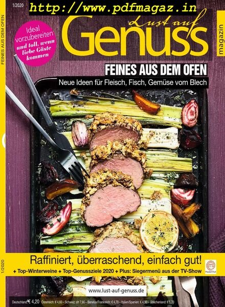 Lust auf Genuss – Nr.1, 2020 Cover