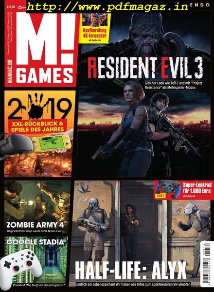 M! Games – Januar 2020 Cover