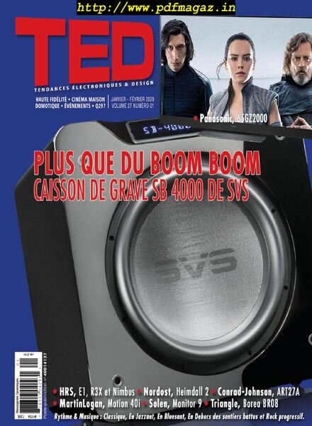 Magazine TED par QA&V – janvier 2020 Cover