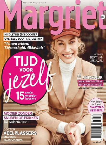 Margriet – januari 16, 2020 Cover