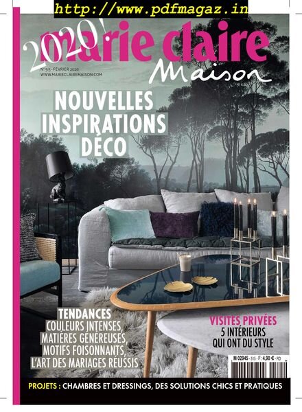 Marie Claire Maison France – fevrier 2020 Cover