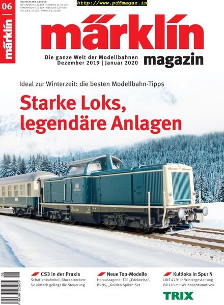 Marklin – Dezember 2019 – Januar 2020 Cover