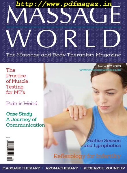 Massage World – Issue 107 – January 2020 Cover