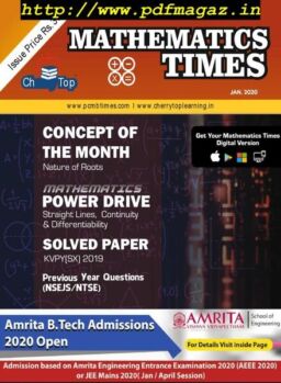 Mathematics Times – January 2020