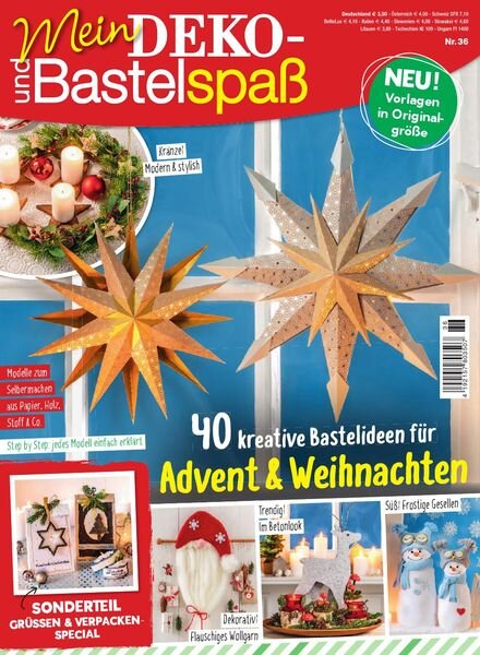 Mein Deko und Bastelspass – Nr.36, 2019 Cover