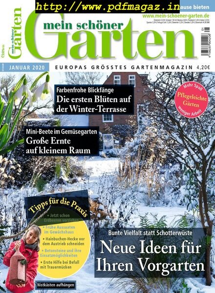 Mein schOner Garten – Januar 2020 Cover