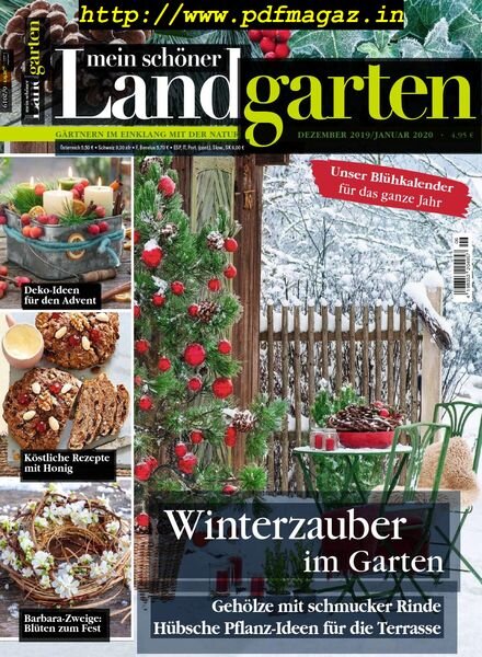 Mein schoner Landgarten – Dezember 2019 – Januar 2020 Cover
