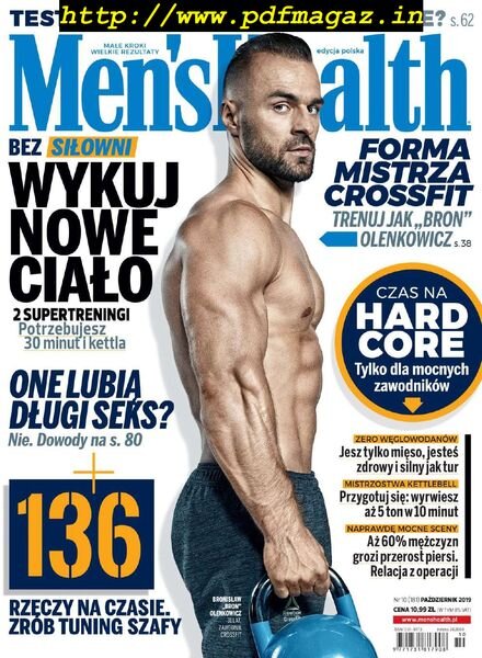Men’s Health Poland – Pazdziernik 2019 Cover