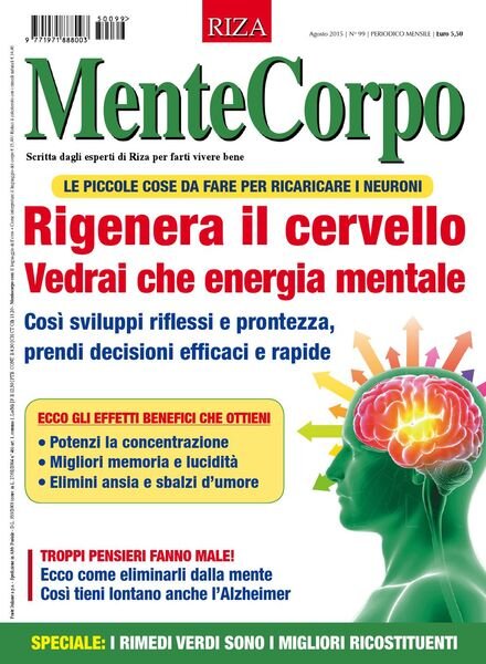 MenteCorpo – Agosto 2015 Cover