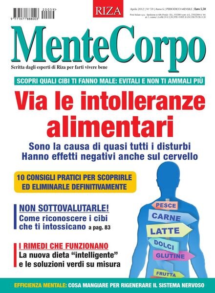 MenteCorpo – Aprile 2012 Cover