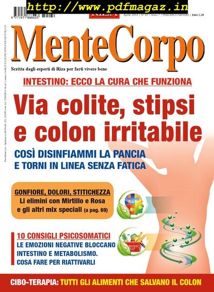MenteCorpo – Aprile 2014 Cover