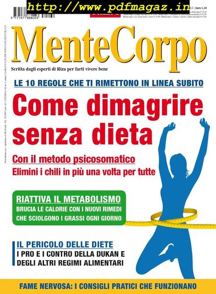 MenteCorpo – Febbraio 2013 Cover