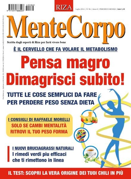 MenteCorpo – Luglio 2014 Cover