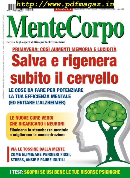 MenteCorpo – Maggio 2014 Cover