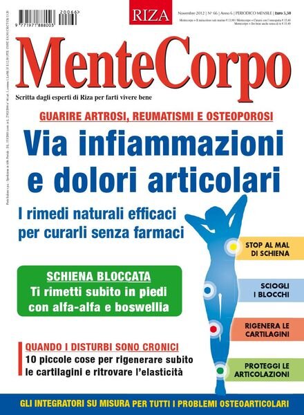 MenteCorpo – Novembre 2012 Cover