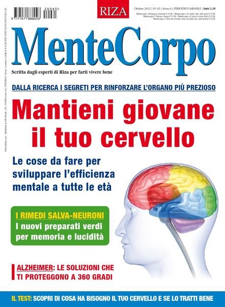 MenteCorpo – Ottobre 2012 Cover