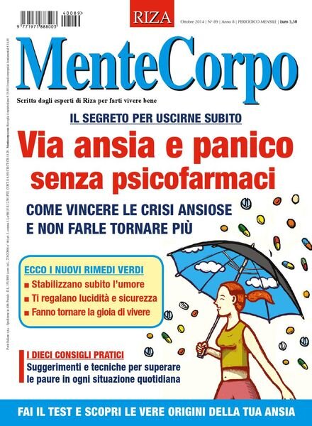 MenteCorpo – Ottobre 2014 Cover