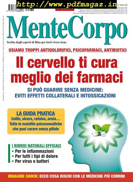 MenteCorpo – Settembre 2013 Cover