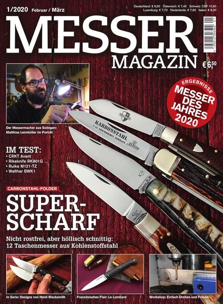 Messer Magazin – Februar-Marz 2020 Cover