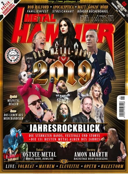Metal Hammer Germany – Januar 2020 Cover