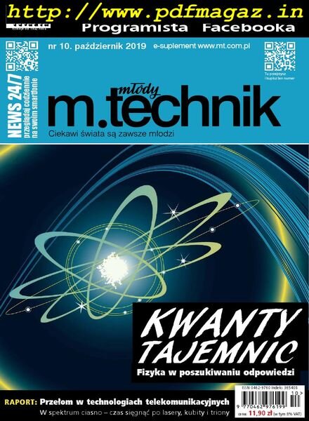 Mlody Technik – Pazdziernik 2019 Cover