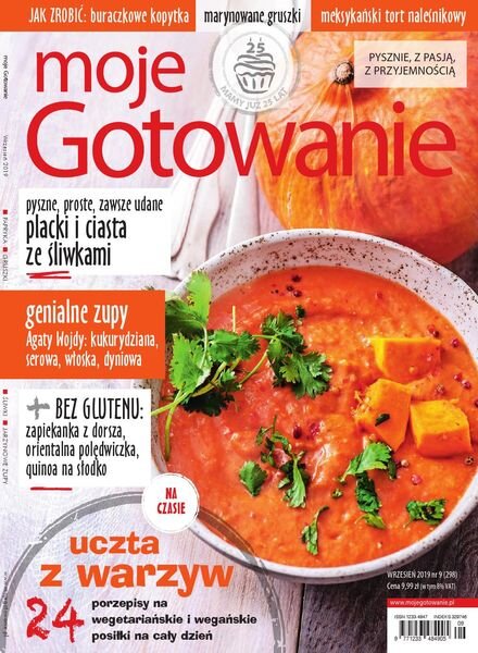 Moje Gotowanie – Wrzesien 2019 Cover