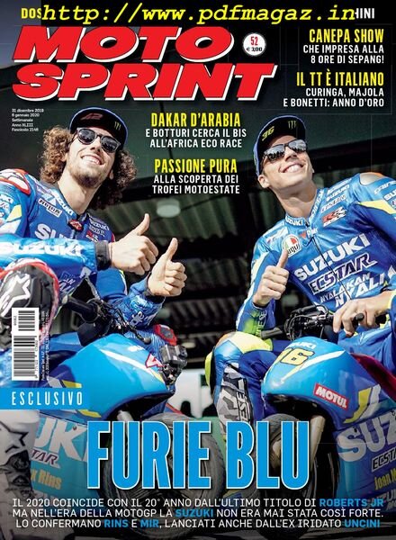 Moto Sprint – 31 Dicembre 2019 Cover