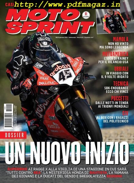 Moto Sprint – 8 Gennaio 2020 Cover
