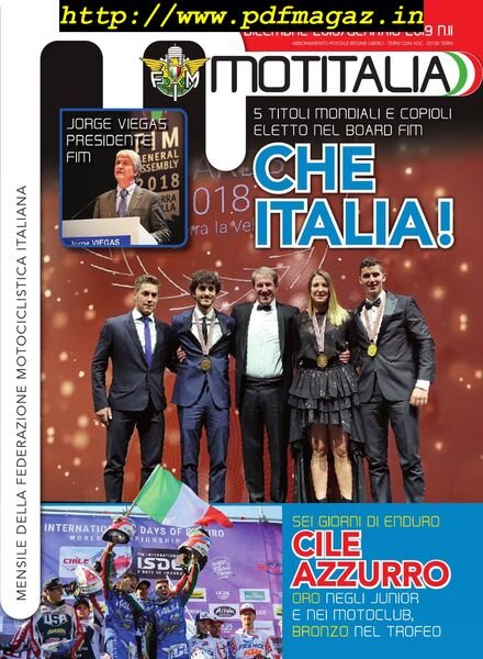 Moto.italia – Dicembre 2018 – Gennaio 2019 Cover