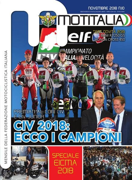 Moto.italia – Novembre 2018 Cover
