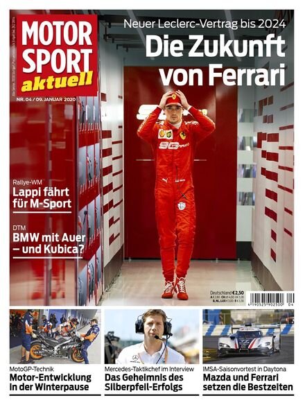Motorsport Aktuell – 07 Januar 2020 Cover
