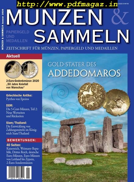 Munzen & Sammeln – Januar 2020 Cover
