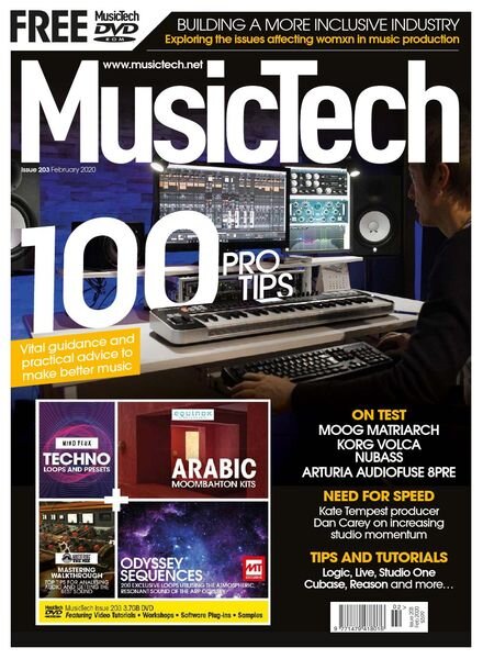 MusicTech – Issue 203 – February 2020 Cover