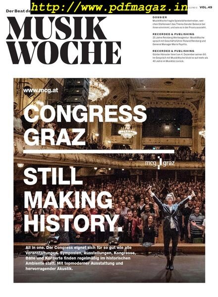 Musikwoche – 2 Dezember 2019 Cover