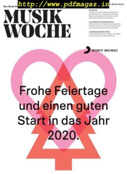 MusikWoche – 21 Dezember 2019