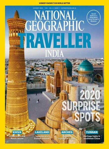 National Geographic Traveller India – January 2020 Cover