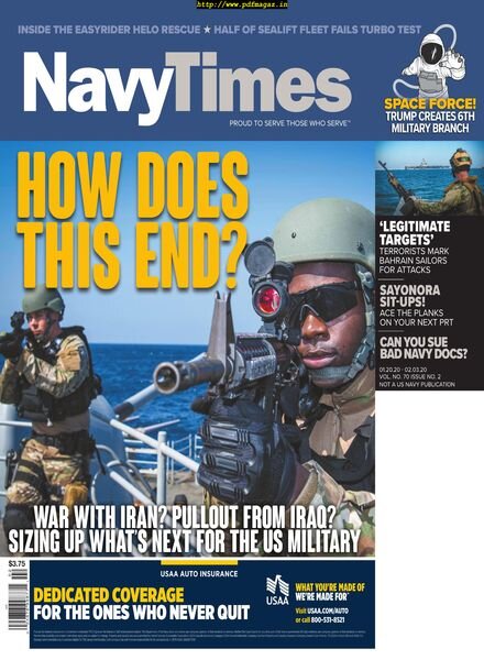 Navy Times – 13 January 2020 Cover