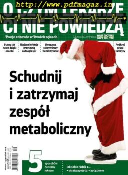 O Czym Lekarze Ci Nie Powiedza – Grudzien 2019