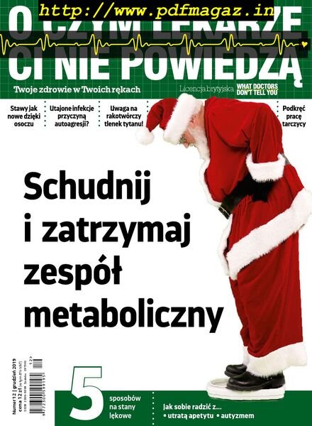O Czym Lekarze Ci Nie Powiedza – Grudzien 2019 Cover