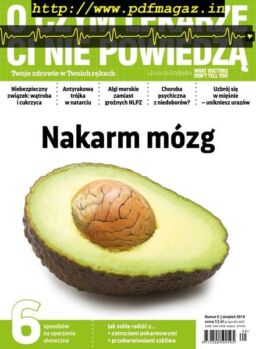 O Czym Lekarze Ci Nie Powiedza – Sierpien 2019