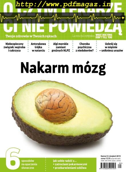 O Czym Lekarze Ci Nie Powiedza – Sierpien 2019 Cover