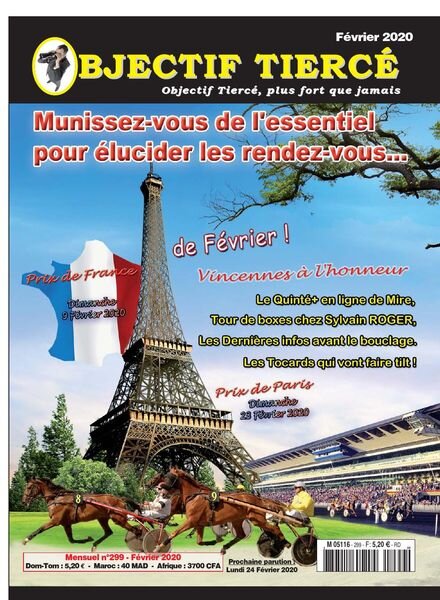 Objectif Tierce – fevrier 2020 Cover