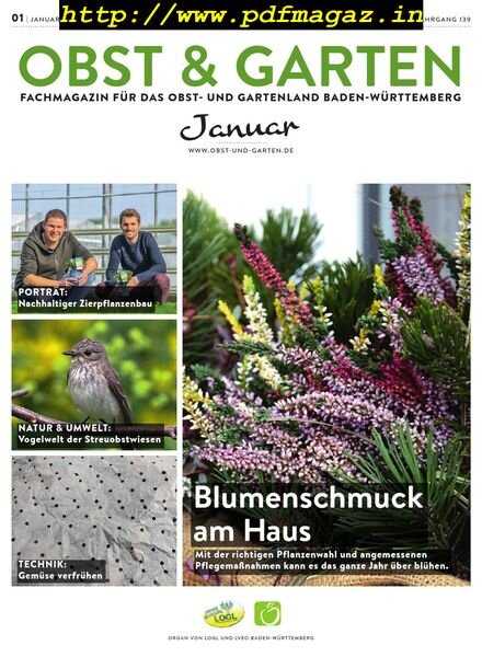 Obst & Garten – Januar 2020 Cover