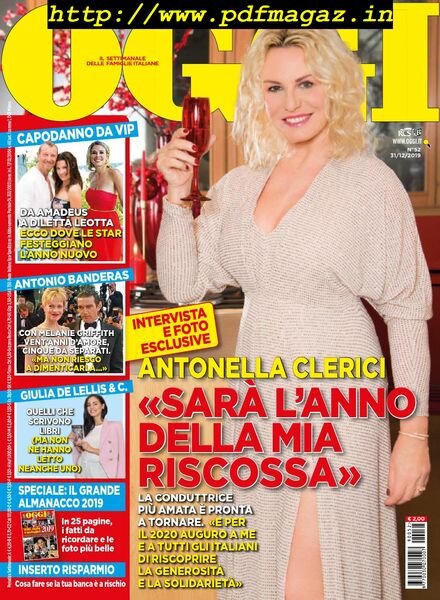 Oggi – 03 gennaio 2020 Cover