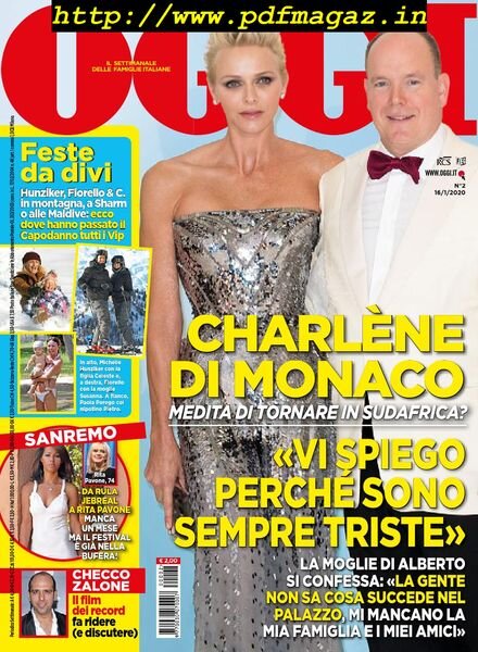 Oggi – 16 gennaio 2020 Cover