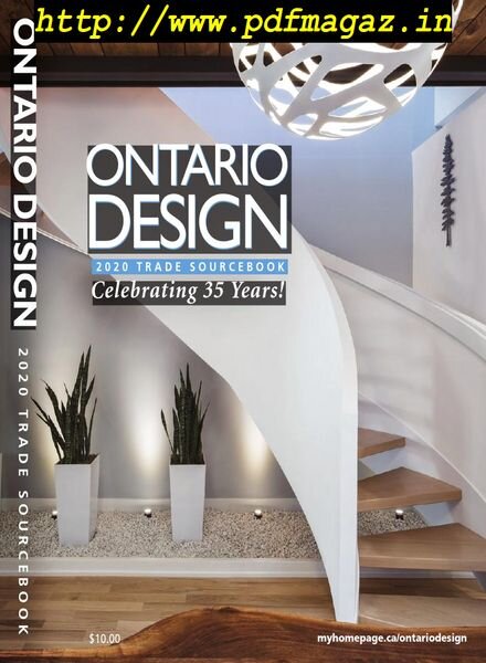 Ontario Design – Trade Sourcebook 2020 Cover