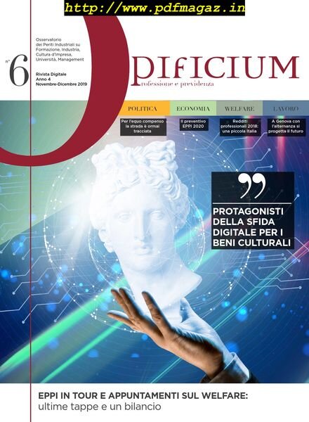 Opificium – Novembre-Dicembre 2019 Cover